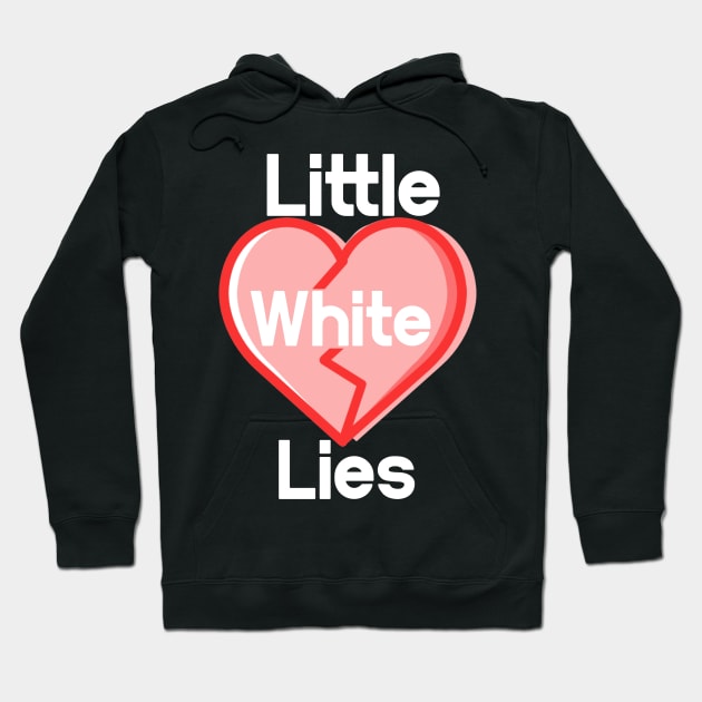 Little White lies White Lies Party Red heart Hoodie by Prossori